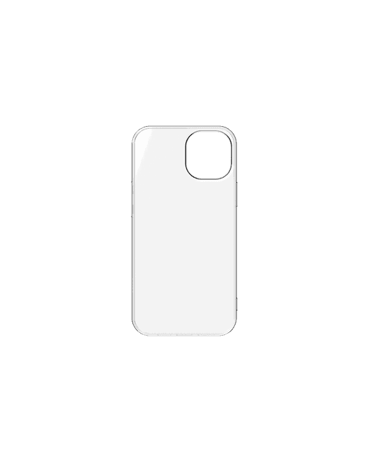 KEY Lofoten silikoonist ümbris iPhone 15, läbipaistev