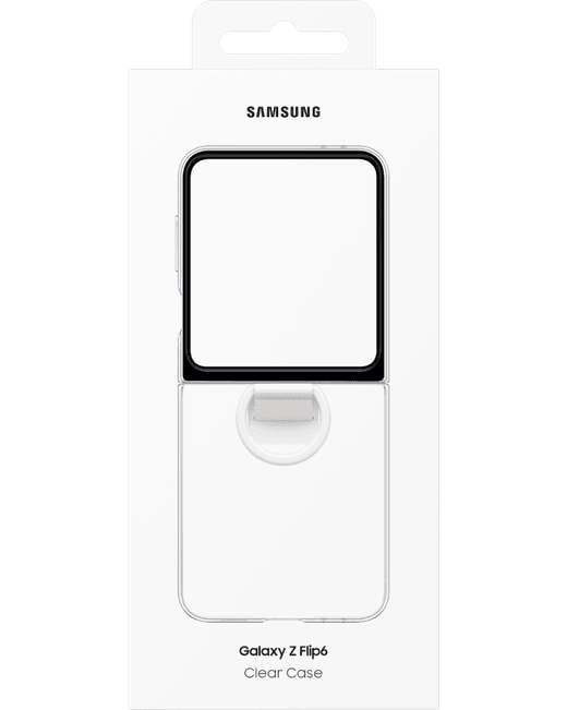 Samsung ümbris Flip6, läbipaistev model