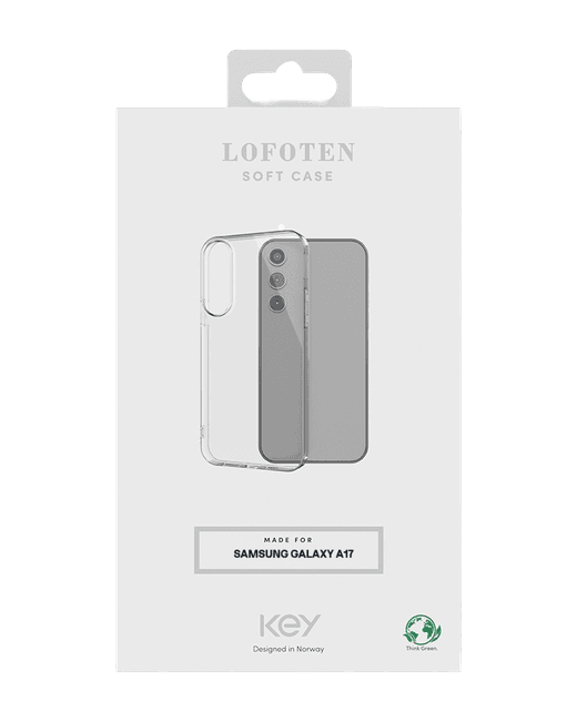 KEY Lofoten silikoonist ümbris Samsung Galaxy A17, läbipaistev model