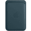 iPhone Leather Wallet with MagSafe - Baltic Blue