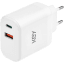 KEY POWER seinaadapter USB-A/C 45W, valge