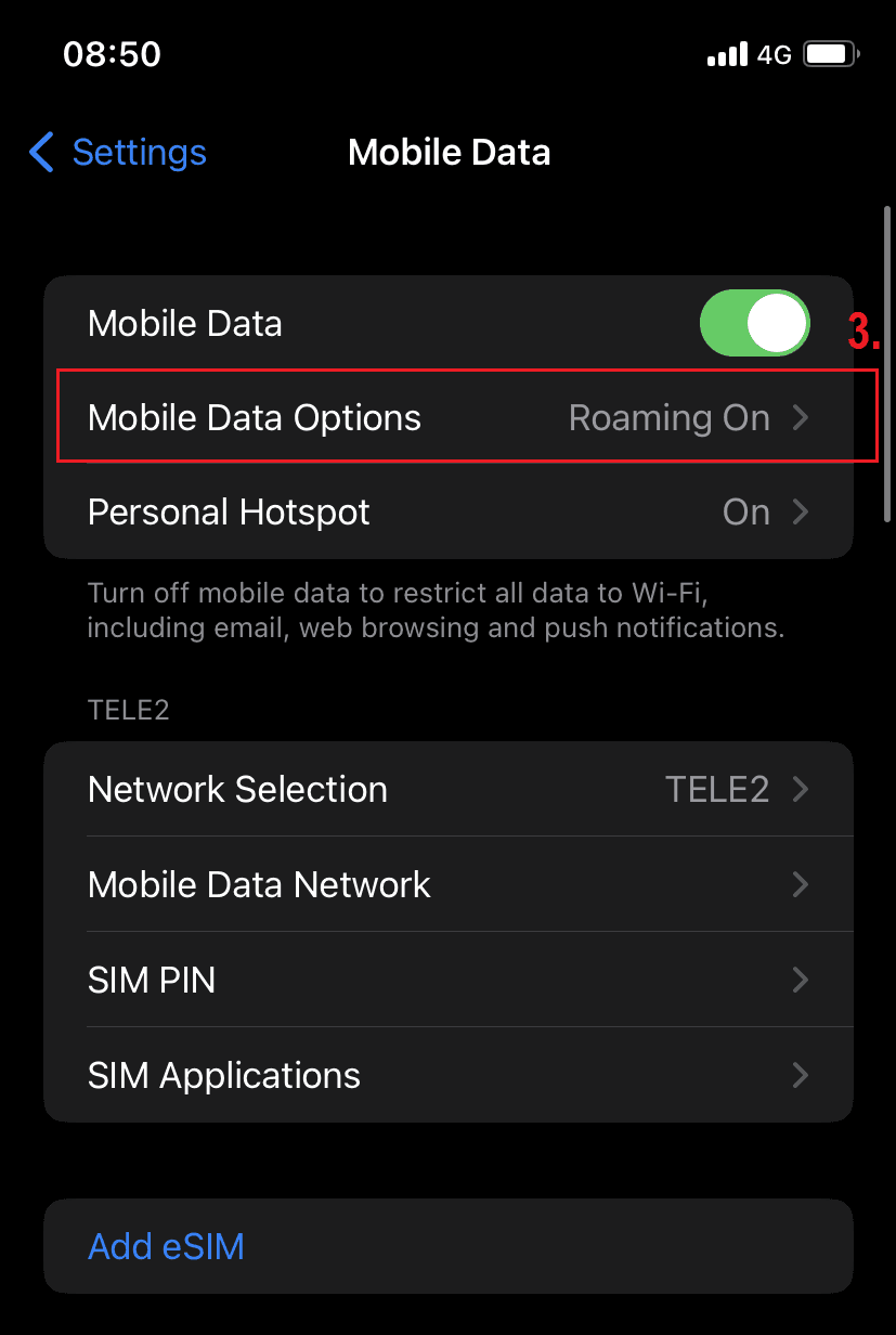 Настройка VoLTE на iPhone