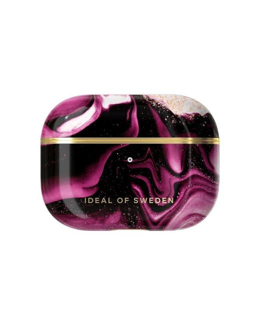 iDeal of Sweden Airpods Case Golden Ruby Marble Pro