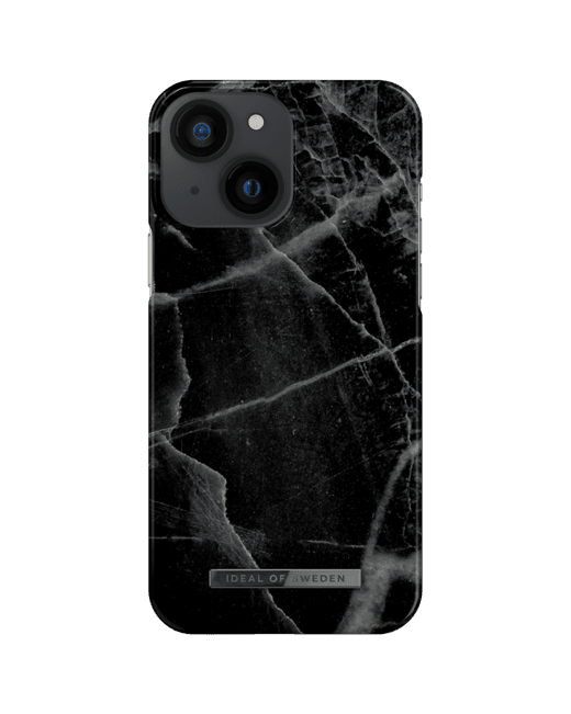 iDeal of Sweden Fashion Case Black Thunder Marble iPhone 13 5,4"