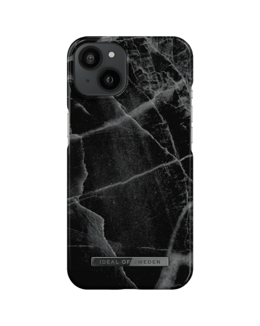 iDeal of Sweden Fashion Case Black Thunder Marble iPhone 13 6,1"