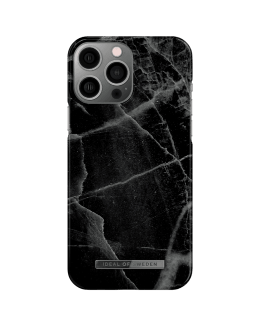 iDeal of Sweden Fashion Case Black Thunder Marble iPhone 13 6,7"