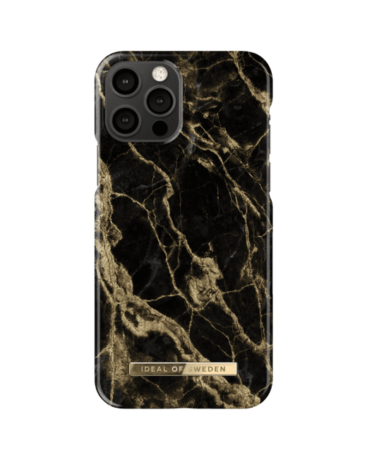 Чехол iDeal of Sweden iPhone 12/12 Pro Golden Smoke Marble