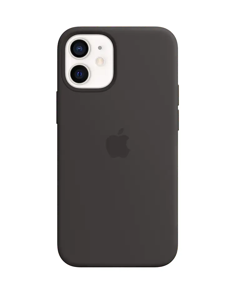 iPhone 12 mini Silicone Case with MagSafe - Black
