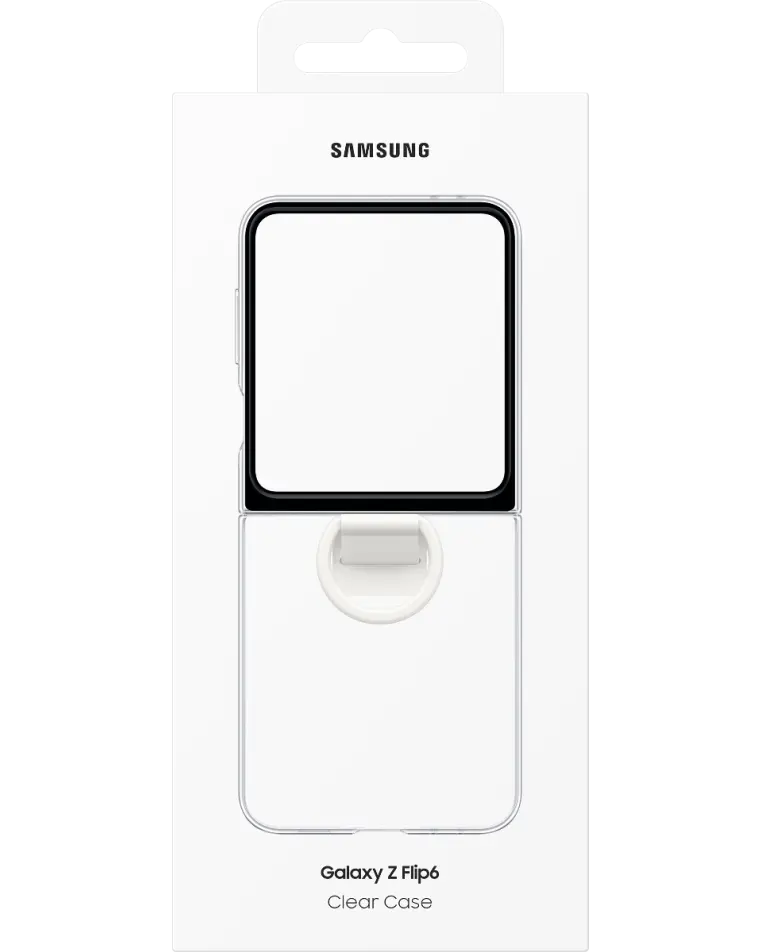 Samsung ümbris Flip6, läbipaistev