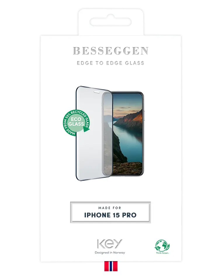 KEY Bessegen kaitseklaas iPhone 15 Pro