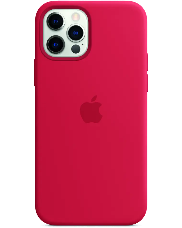 iPhone 12 | 12 Pro Silicone Case with MagSafe - Red