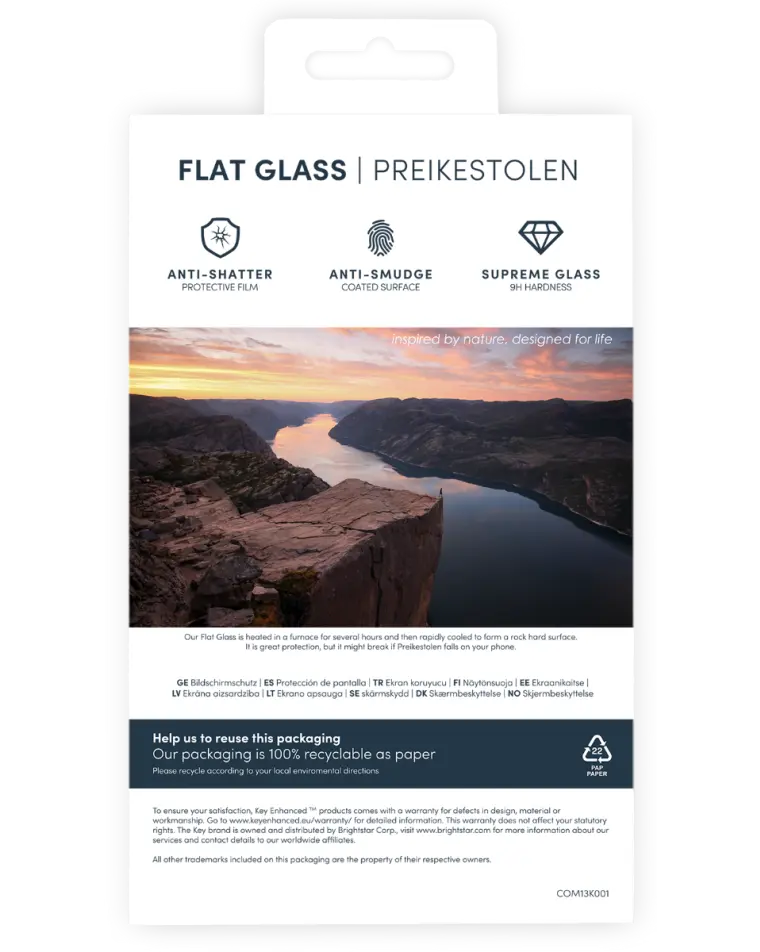 KEY Preikestolen kaitseklaas Xiaomi Redmi 14C