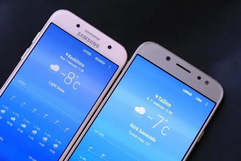 Samsung Galaxy A3 vs J7