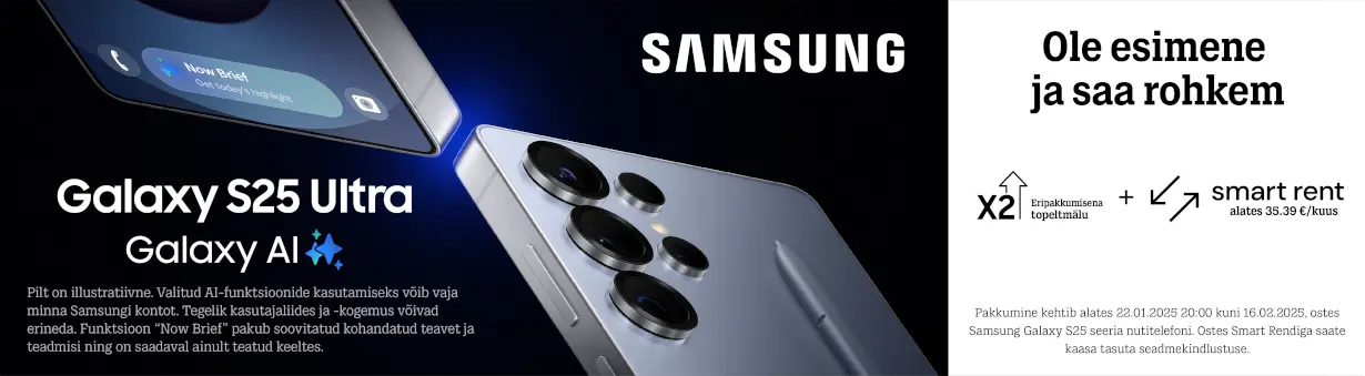 Ole esimene, kes saab teada eelistest. Samsung Galaxy unpacked otseülekanne 22. jaanuaril samsung.ee kodulehel.