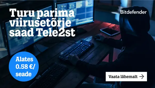 Turu parima viirusetõrje saad Tele2st!