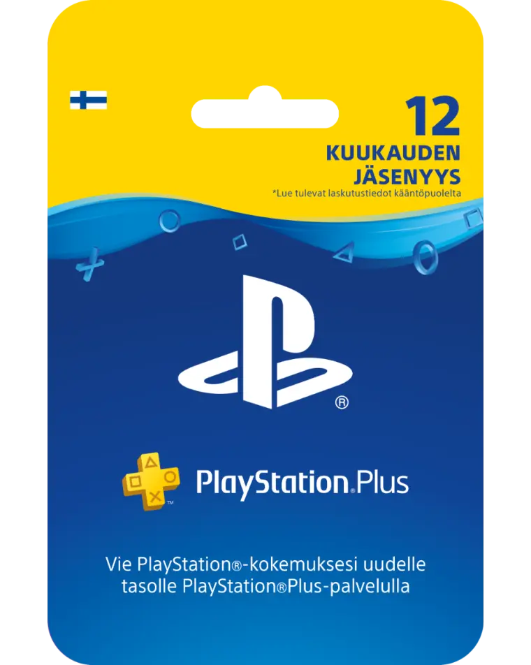 PlayStation Plus card 12 month membership