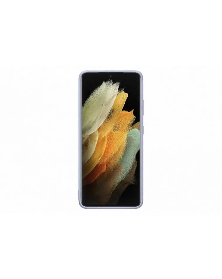 Samsung Galaxy S21 Ultra silikoonist lilla telefoniümbris