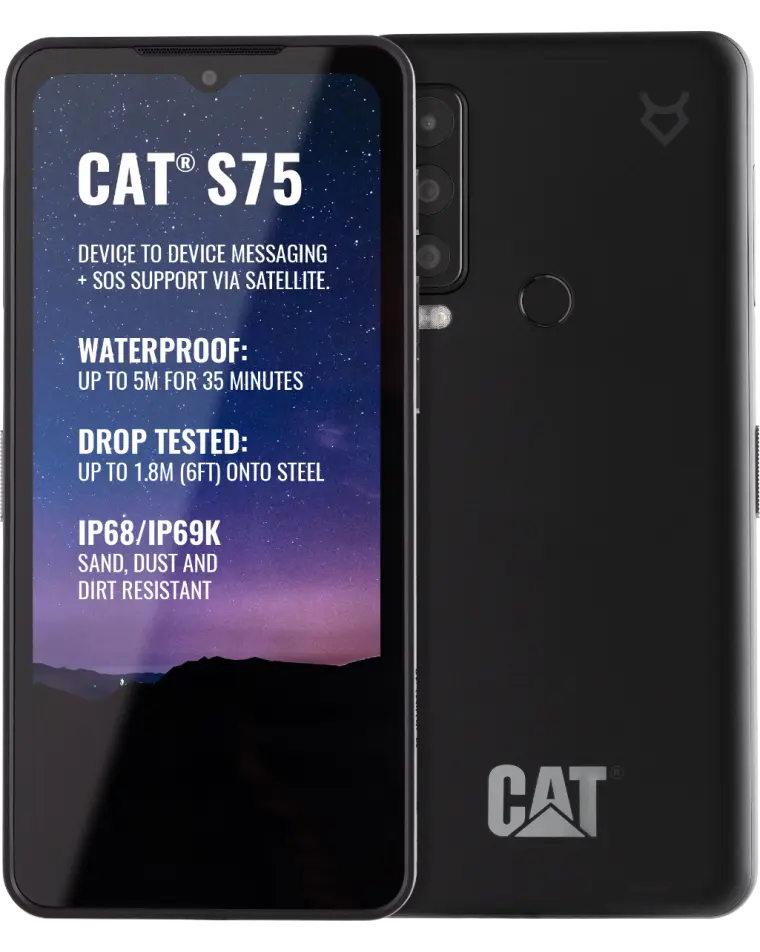 CAT S75-BLACK