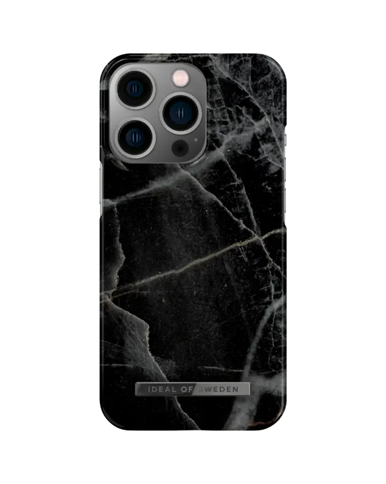 iDeal of Sweden telefoniümbris iPhone 13 6,1" Pro Black Thunder Marble 