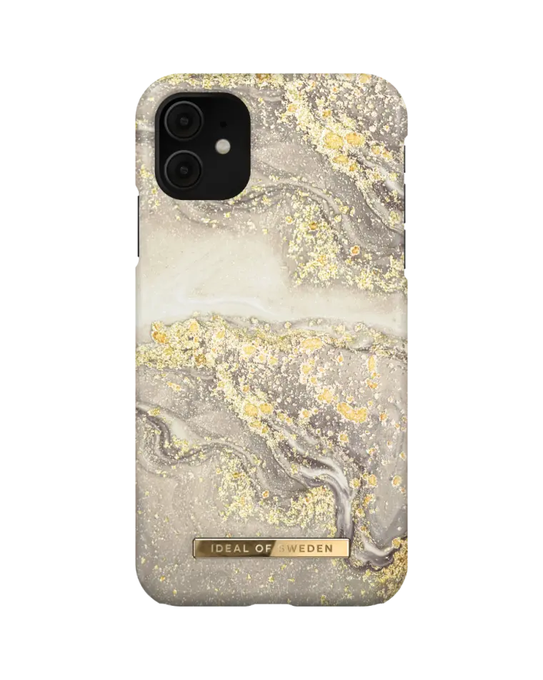  IDeal of Sweden Sparkle Greige Marble Fashion Case iPhone 11/XR