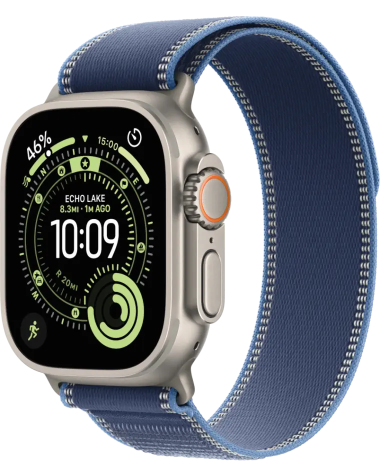 Apple Watch Ultra 3 GPS + Cellular 49mm Titanium Case with Trail Loop M/L