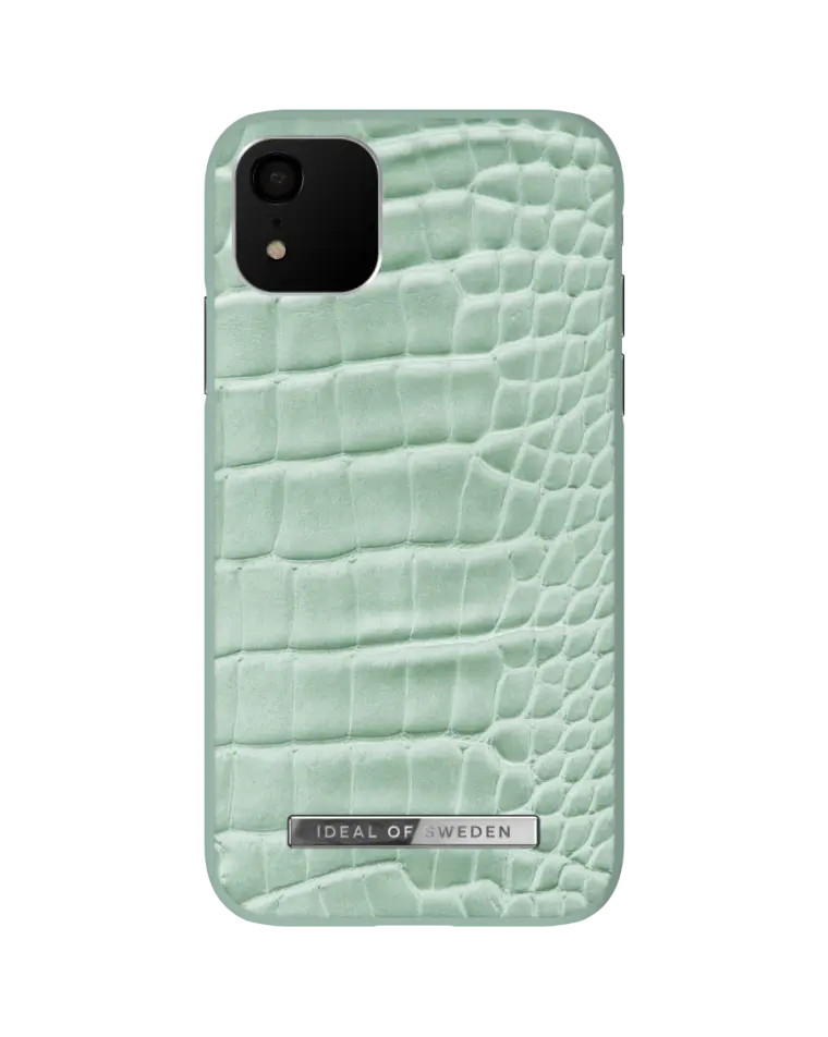 iDeal of Sweden telefoniümbris iPhone 11/Xr Mint Croco