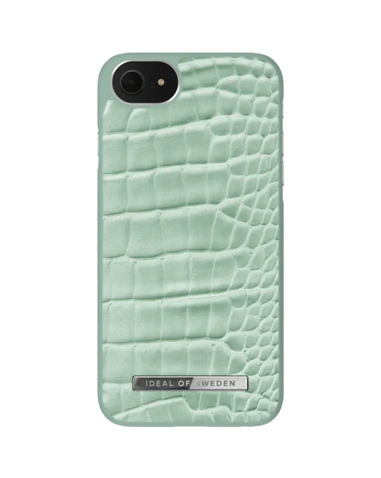 iDeal of Sweden telefoniümbris iPhone 8/7/SE (2020) Mint Croco