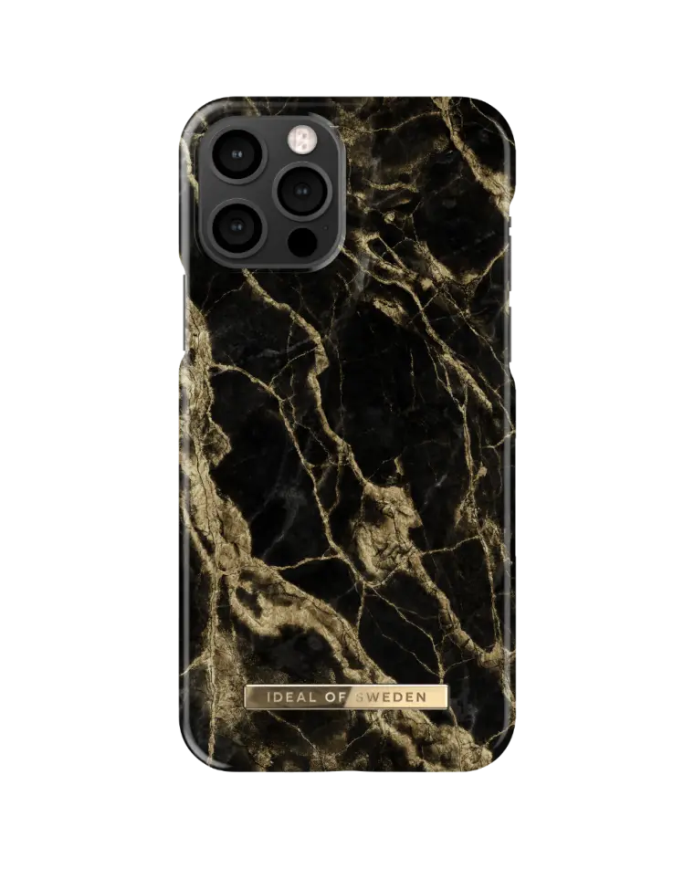 IDeal of Sweden Telefoniümbris iPhone 12/12 Pro Golden Smoke Marble