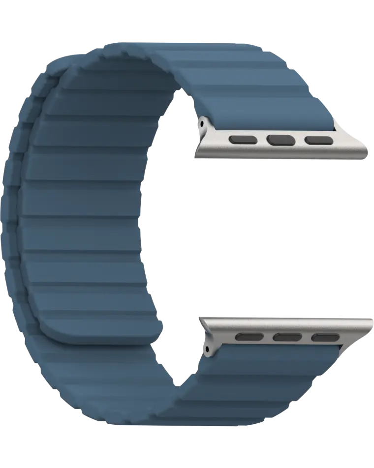 KEY Apple Watch kellarihm, magnetiga, 42-49mm, sinine