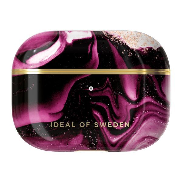 iDeal of Sweden Airpods Case Golden Ruby Marble Pro