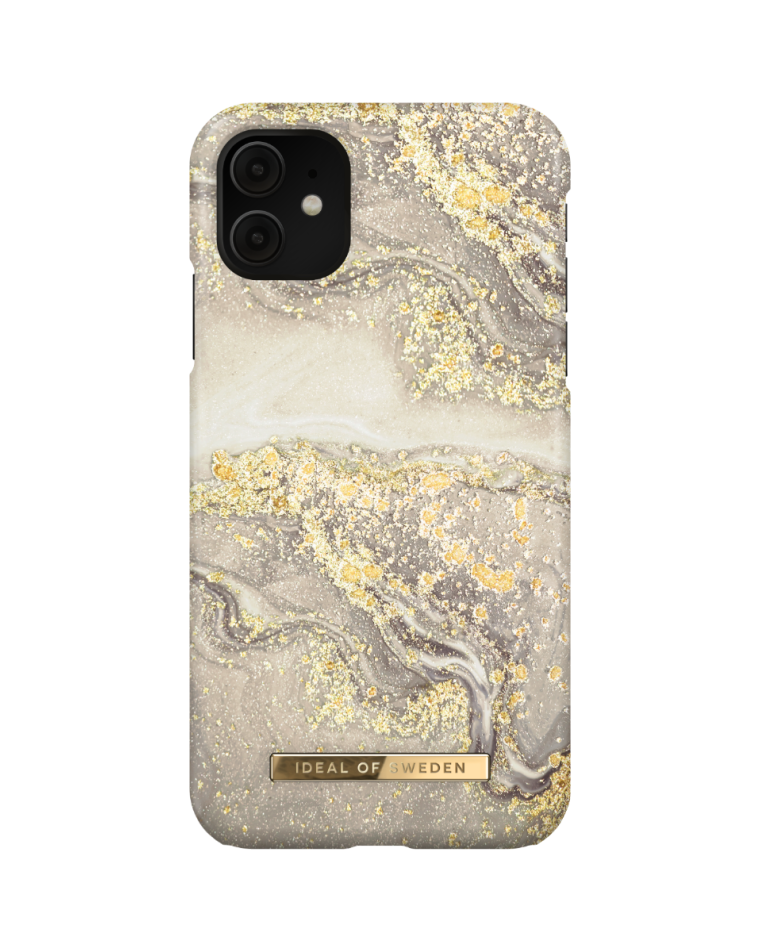  IDeal of Sweden Sparkle Greige Marble Fashion Case iPhone 11/XR
