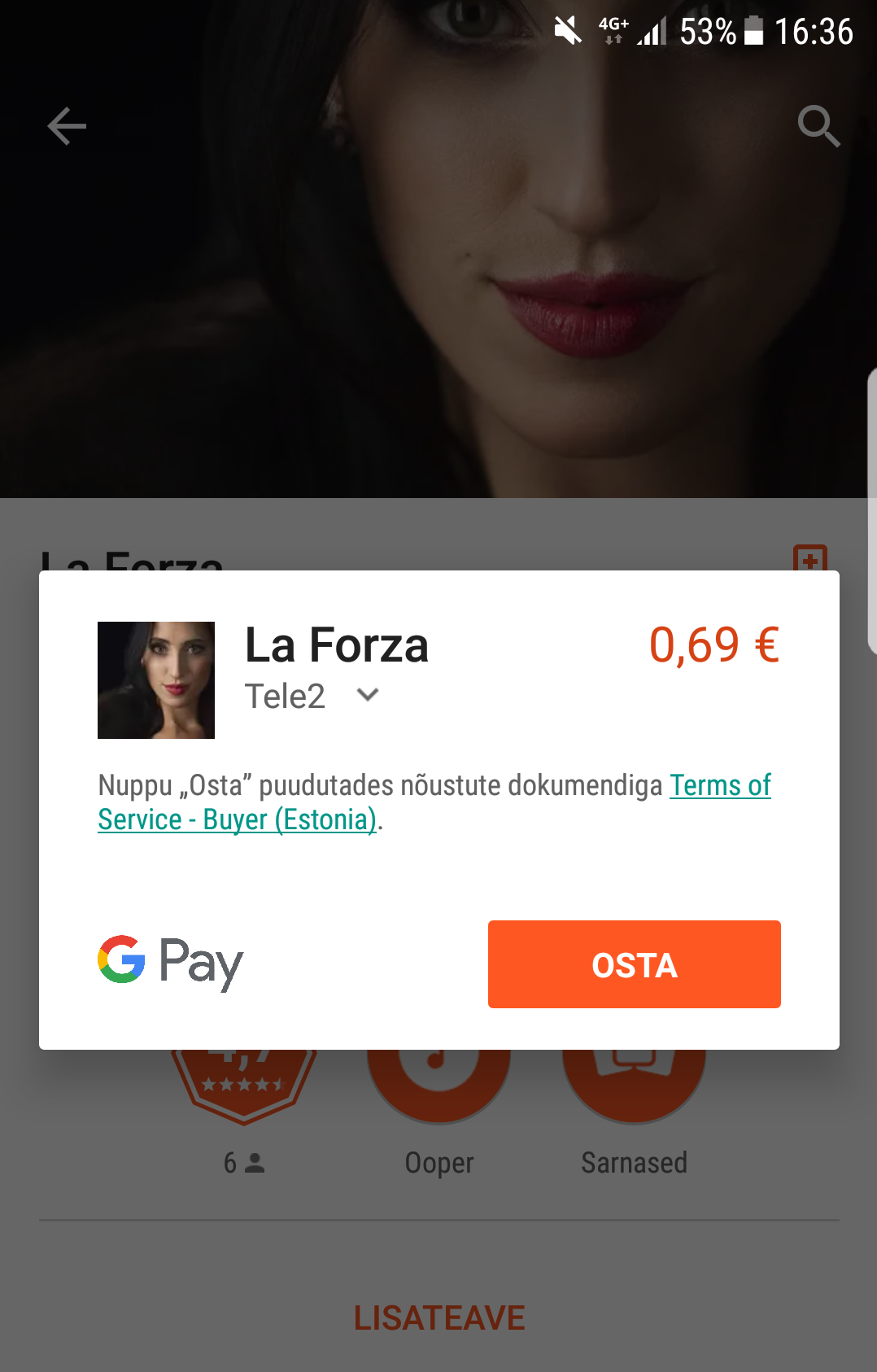 Google Pay seadistus Google Pay