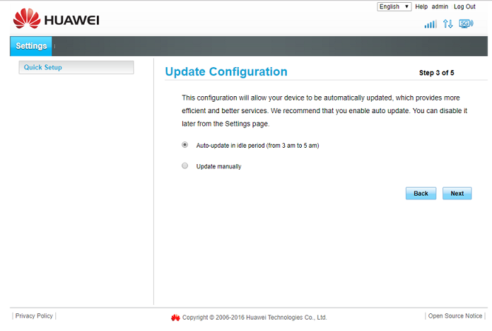 huawei B525 ruuteri update configuration huawei B525 ruuteri update configuration
